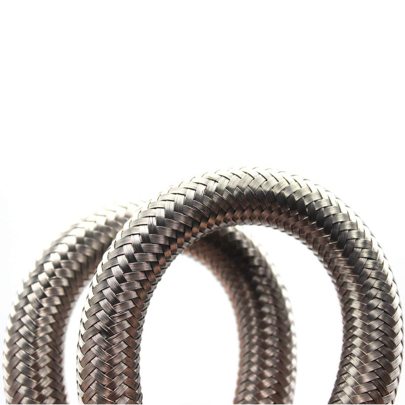 Aracey 4Pcs 7"/180mm Flexible Valve Stem Extenders Stainless Steel Tyre Tire Valve Stem Extension Adaptors Car Truck Trailer RV Trailer Vehicle (4Pcs 7"/180mm) - Image 2